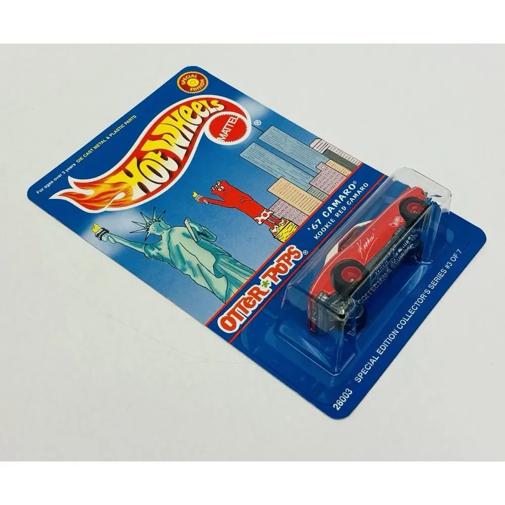 Hot Wheels Otter Pops Kookie Red '67 Camaro Twin Towers w/ Protector NIB